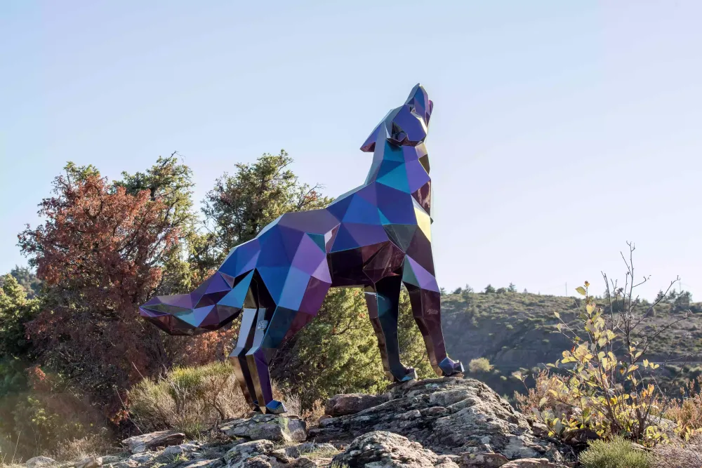 sculpture-loup