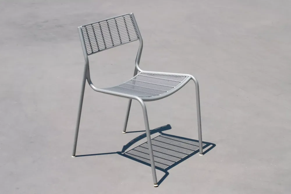 chaise-métal